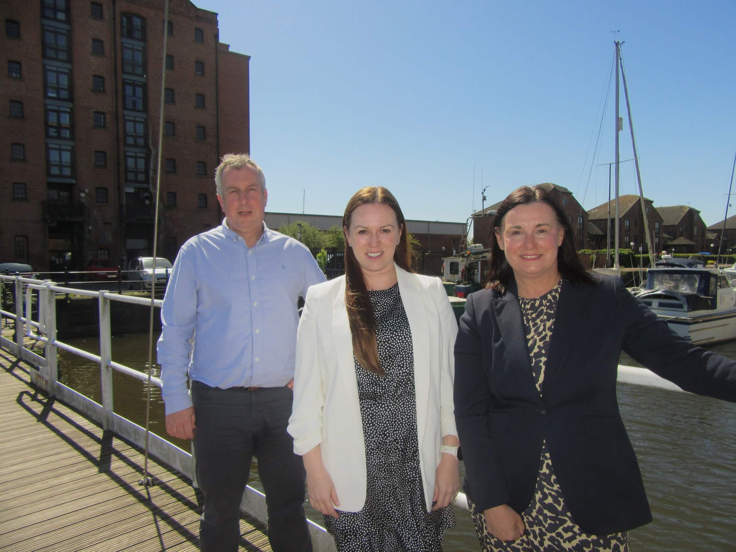 The Board of Directors, pictured at the Hull Marina