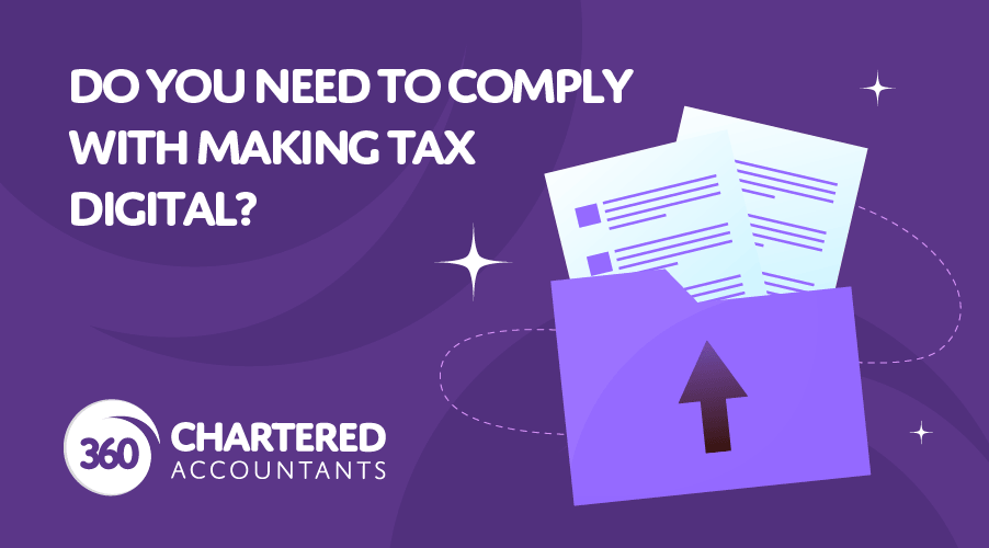 A purple background with white text reading 'Do You Need to Comply With Making Tax Digital?'
